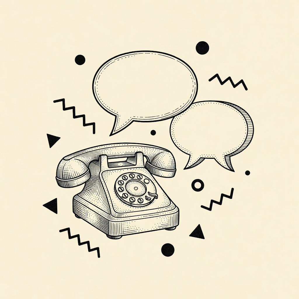 Discord channel - campfire surrounded by overlapping speech bubbles.